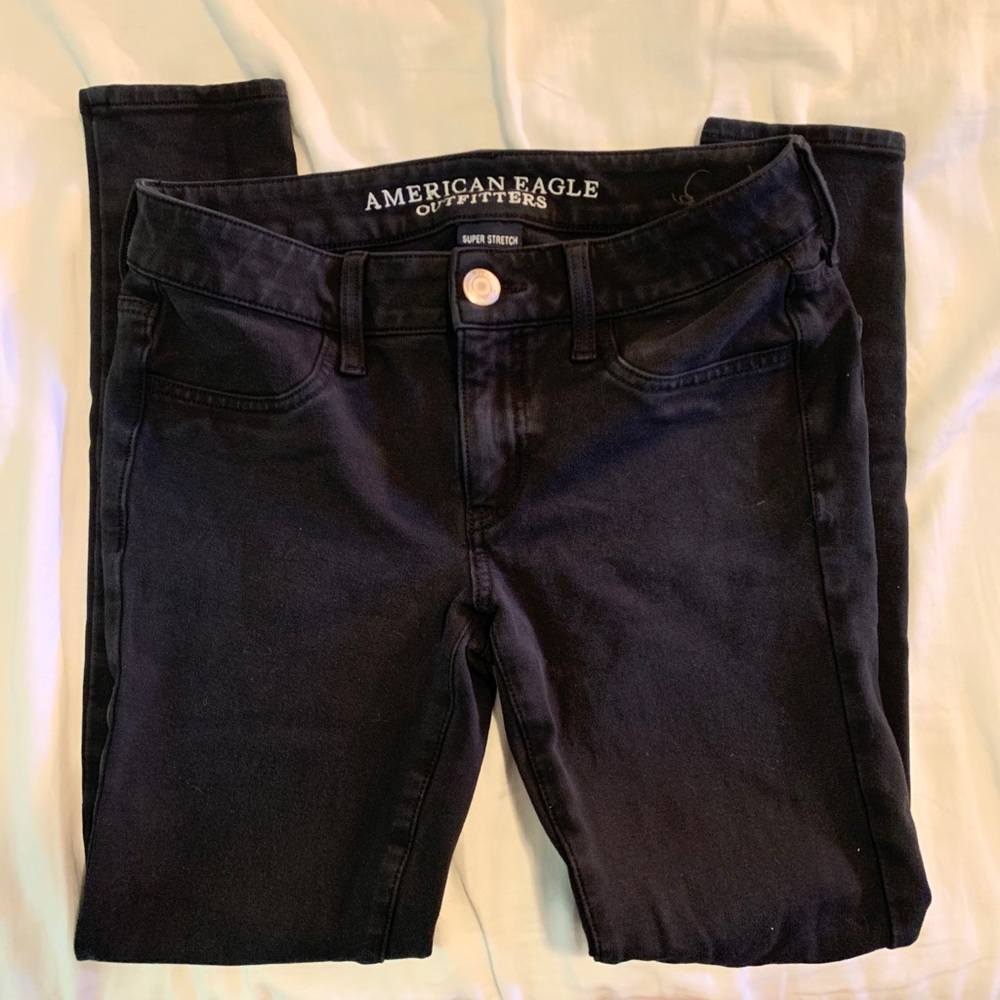 Black American Eagle jeggings
